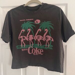 Junk food Coca Cola crop tee